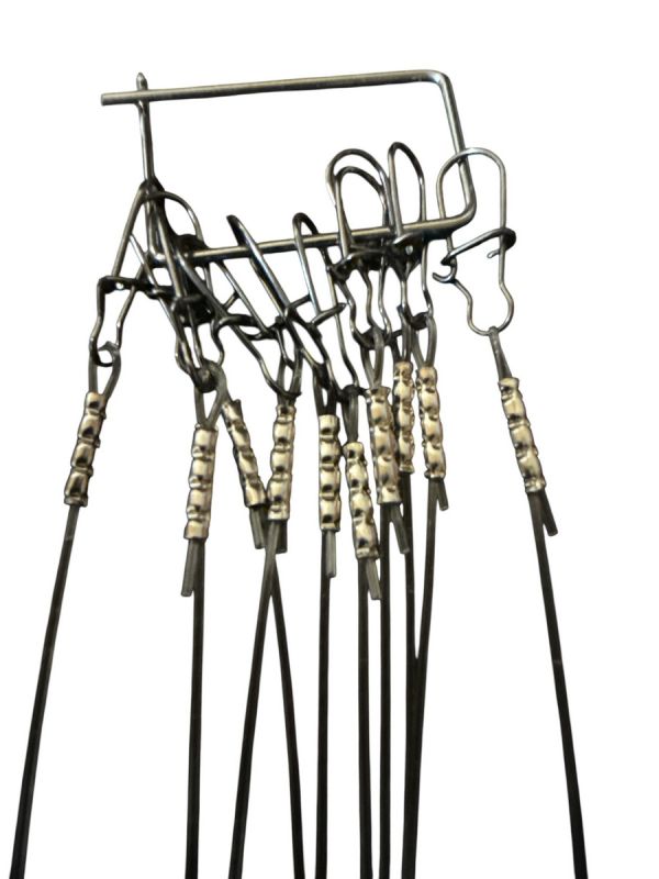 Набір повідців "Steel Hunter" Fluorocarbon 15см/20см/25см - 30 шт/уп