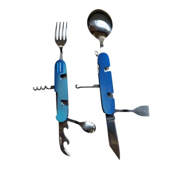 Набір туристичний Traveler багатофункціональний 9в1 - A-109ALL - Синій