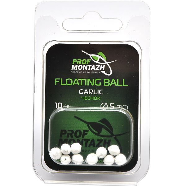 Насадка ароматизована Проф Монтаж Floating Ball - Плаваюча - 5 мм - Часник "Garlic" - 10 шт/уп