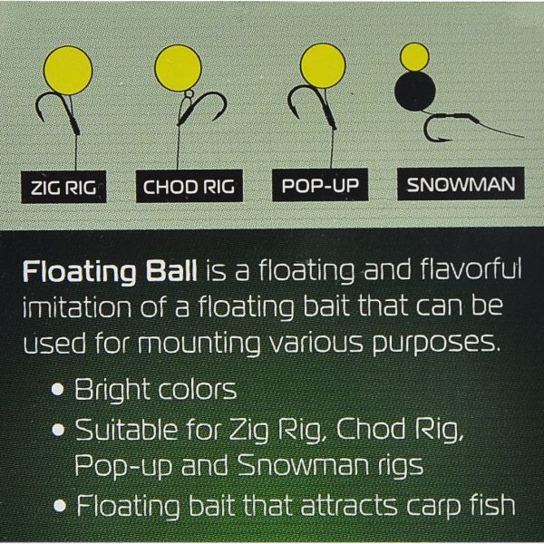 Насадка ароматизована Проф Монтаж Floating Ball - Плаваюча -  Ø7 мм - Мед "Honey" - 10 шт/уп