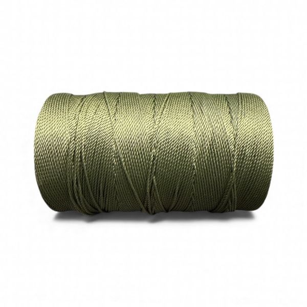 Нитка капронова (поліамідна) 187текс*3 (1,2 мм) - 200 гр - Хакі