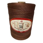 Нитка кордова (капронова) - Вологостійка - Ø0,8 мм - Темно-коричневий - 1 кг