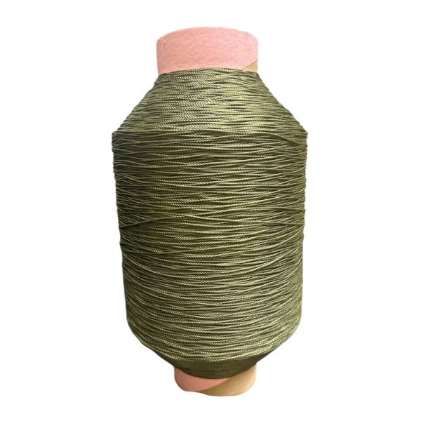 Нитка капронова (поліамідна) 93,5текс*3 (0,8 мм) - Хакі - 200 г