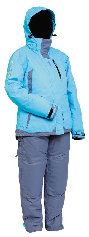 Костюм жіночий Norfin Women Snowflake 2 Блакитний - Зимовий -25°C