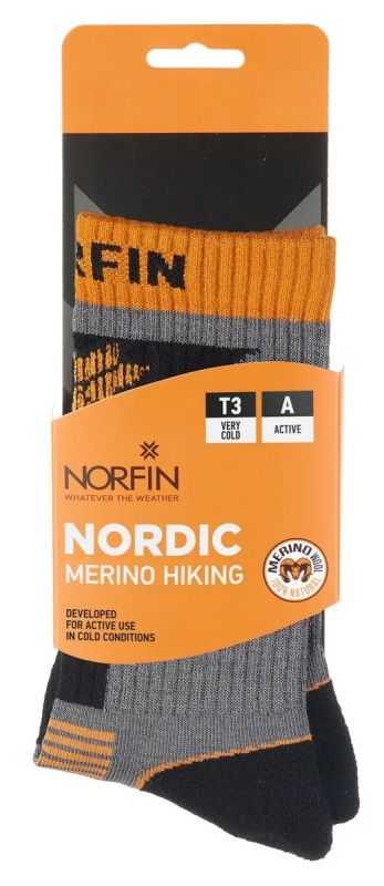 Шкарпетки Norfin T3A Nordic Merino Hiking Crew