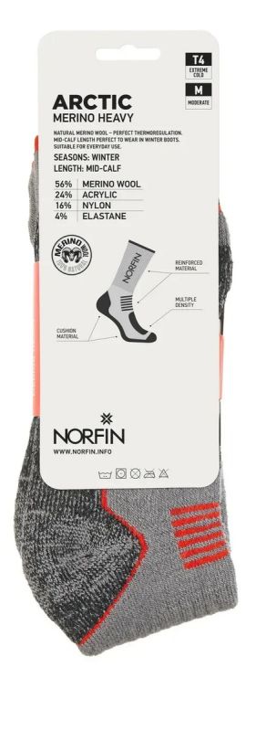 Шкарпетки Norfin T4M Arctic Merino Heavy Long