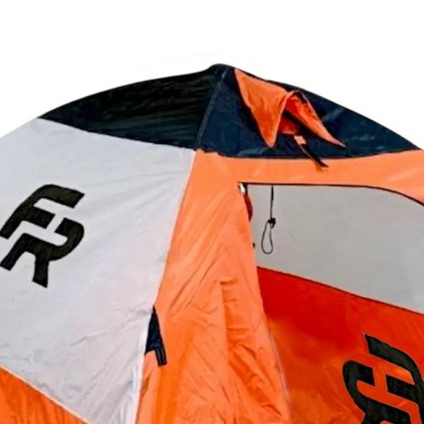 Намет зимовий Fishing ROI Ice Fishing - 200x200x160 см - Помаранчевий/Білий/Коричневий