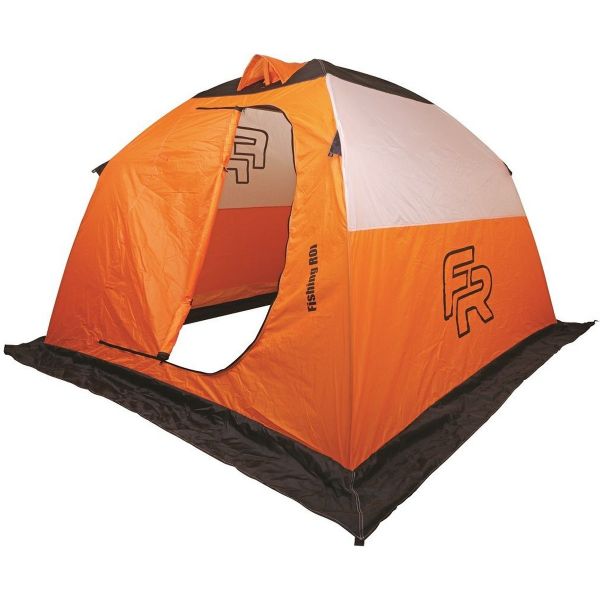Намет зимовий Fishing ROI Ice Fishing - 200x200x160 см - Помаранчевий/Білий/Коричневий