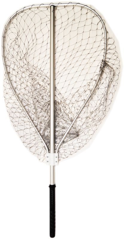 Підсак алюмінієвий Ø55 см овальний з ручкою 120 см