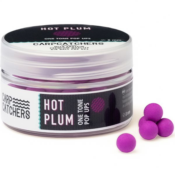 Бойли pop-up Carp Catchers - Ø8 мм - Fluoro Purple - Однотонні - Hot Plum