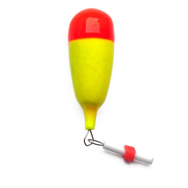 Поплавець для зимової риболовлі Рибальська лавка - Куля - Ніпель - 20x10 мм - 0,7 г - Дерево (тополя)