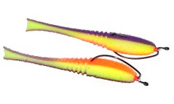 Поролонова рибка-приманка Dancing Fish 5" (reverse tail) offset - ПрофМонтаж - OP207