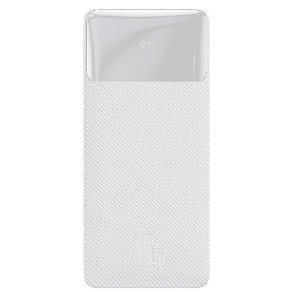 Повербанк Baseus (PPDML-M) Bipow Digital Display 20W 20000mAh White - (PPDML-M02) - Білий