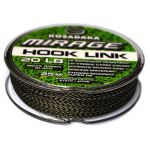 Повідковий матеріал Kosadaka Mirage Hook Link - Плетений - Тонучий - Хакі-чорний - 25 м