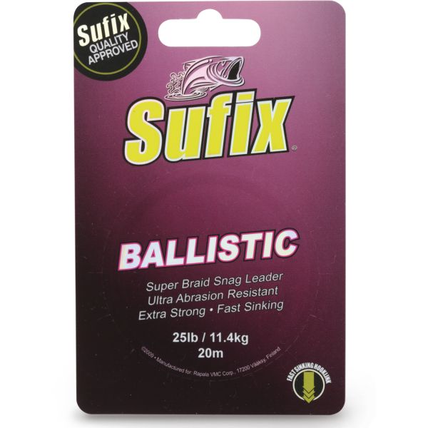 Поводочний матеріал Sufix Ballistic - Оливково-зелений - 20 м