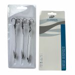 Повідець Goss для оснастки силікону Stinger Rig 1x7 - 11,5 см - Трійник №1 - 15 кг - 3 шт/уп