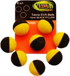 Приманка Технокарп EVA Balls - 14 мм - 8 шт/уп - Чорно-жовтий