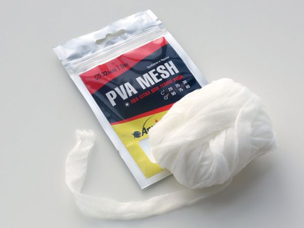 ПВА сітка Anvi PVA Mesh - Повільно розчинна - Для теплої води - Ø32 мм