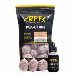 Готові ПВА-стики RPF "Classic" (10 шт. х 20 г) + Ліквід 50 мл - Коноплі+Тигровий Горіх