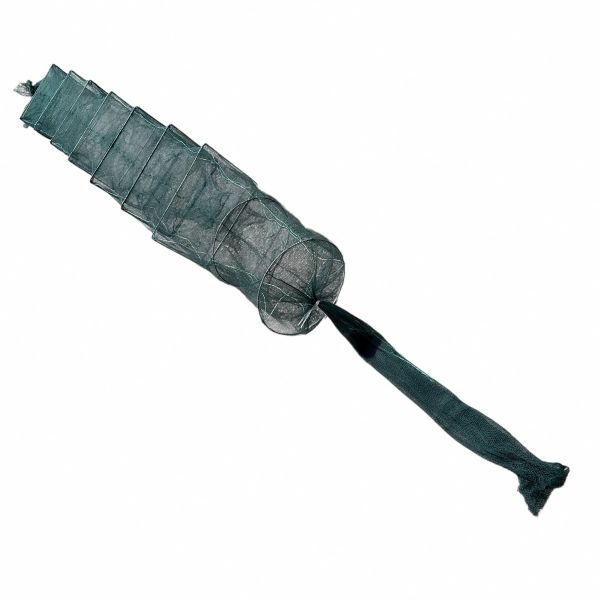 Раколовка гармошка Wolf №32 - 6 м - 43x33 см - Вічко 5 мм - 8 входів - Зелений