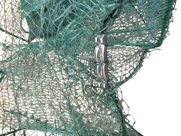 Раколовка - Кордова нитка - Вічко 7 мм - 12 входів - 25x30 - Зелений - 5 м