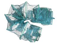 Раколовка - Кордова нитка - Вічко 7 мм - 22 входи - 26x38 - Зелена - 10 м