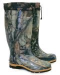 Чоботи утеплені силіконові з манжетом ПС 15-1С - Камуфляж