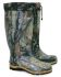Сапоги утепленные силиконовые с манжетом ПС 15-1С - Камуфляж