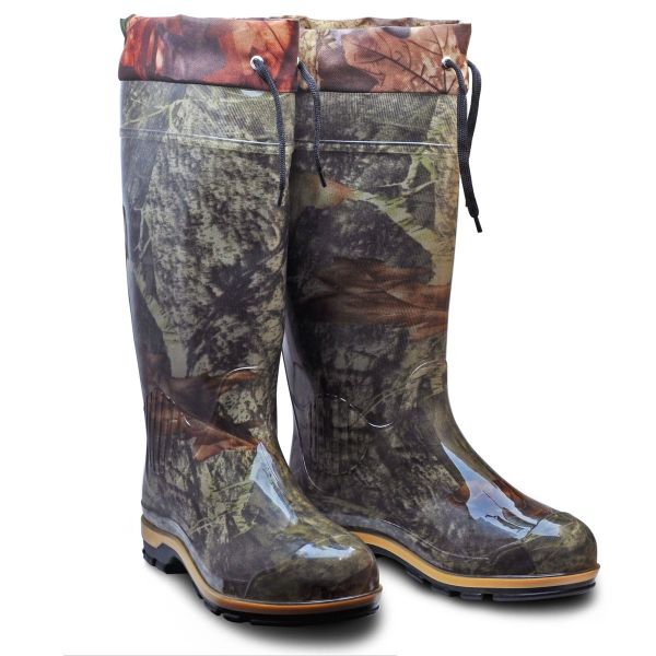 Чоботи силіконові утепленні з манжетом Гума Трест - Дубок - М-01 СУМ NEW