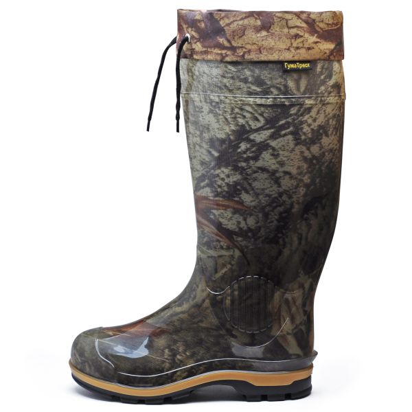 Чоботи силіконові з манжетом Гума Трест М-01 - Без вкладиша (NEW) - Дубок