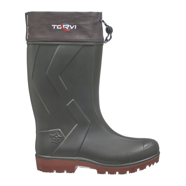 Чоботи Torvi Т-40°С - ЕВА + ПУ - шипована підошва - з 4-х шаровим змінним вкладишем (хутро) - Олива