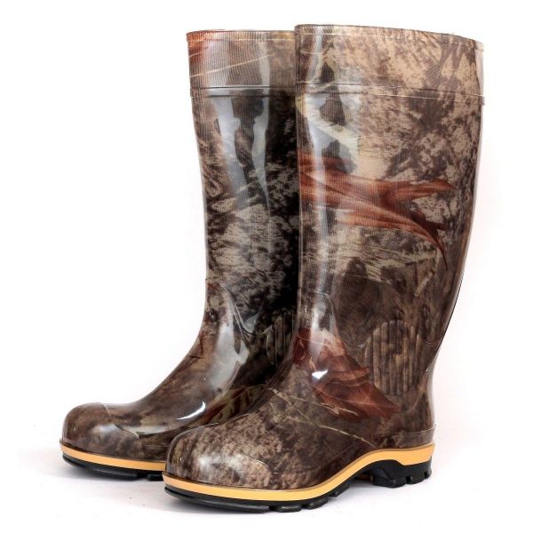 Чоботи силіконові Гума Трест М-01 С - Без вкладиша - Без утеплювача - Дубок