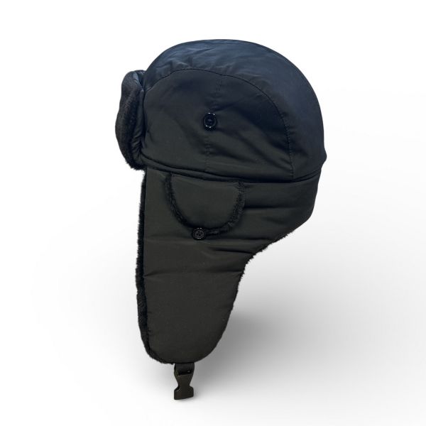 Шапка-вушанка - Великобританія - Чорна