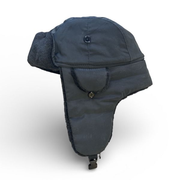 Шапка-вушанка - Великобританія - Чорна