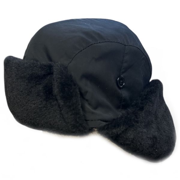 Шапка-вушанка - Великобританія - Чорна
