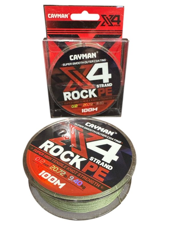 Шнур Gladiator Cayman - 4-х жиловий - Зелений - 100 м