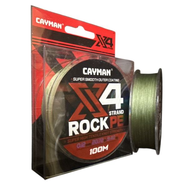 Шнур Gladiator Cayman - 4-х жиловий - Зелений - 100 м