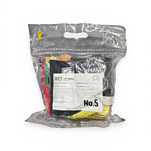Шведський сухий пайок MRE - Універсальний добовий раціон 4700 ккал - Меню №5
