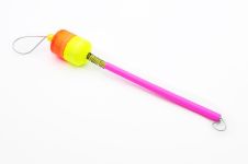 Сигнализатор поклевки Dolphin - Пенопласт Бочонок - Желто-Красный