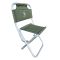 Стілець зі спинкою Megastrike - SH9-3-19 - Посилений - Зелений - 35х35х82 см