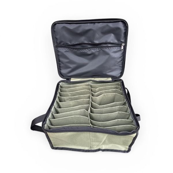 Сумка для рибальських гуртків - На 20 місць - Хакі