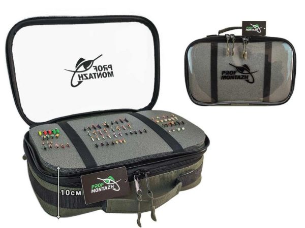 Сумка для зимової риболовлі на мормишку ICE Fishing - ПрофМонтаж - 30x20x10 см - Хакі