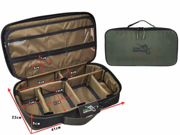 Сумка-органайзер Tackle Bag FFC для аксессуаров и кормушек - На 6 отделений - ПрофМонтаж