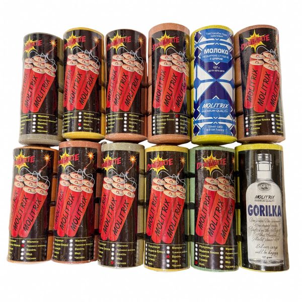 ТехноПланктон Molitrix - Серія "Dynamite" - Полуниця - 4 шт/уп