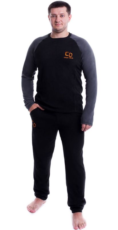 Термобелье Carpe Diem - Микрофлис - Серо-черный