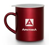 Термокухоль кольоровий Арктика - Червоний - 0,4 л