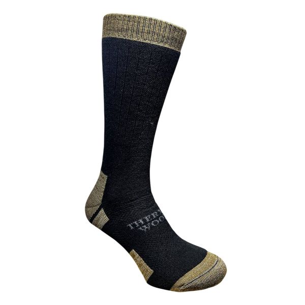Термошкарпетки Carpe Diem "Optimist" Merino - Зимові - Високі - Вовна - Чорний кайот