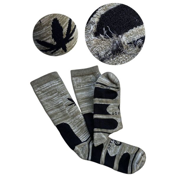 Термоноски Carpe Diem "Optimist" Конопля - Трекінгові - Зимові - Сіро-зелений