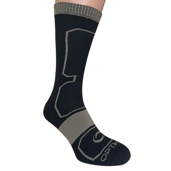 Термошкарпетки Carpe Diem "Optimist" TREKSPORT - Зимові - Термотрек - Чорний+Олива