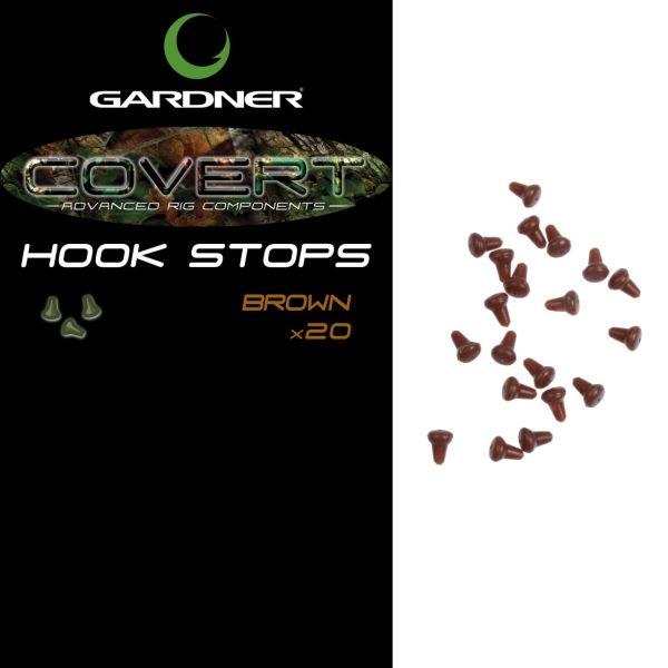 Стопор для гачків Gardner Covert Hook Stops - 20 шт/уп